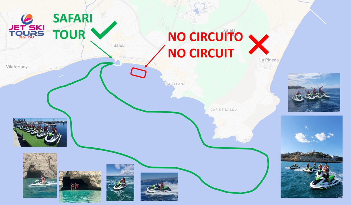 Excursiones en mar abierto, no circuitos